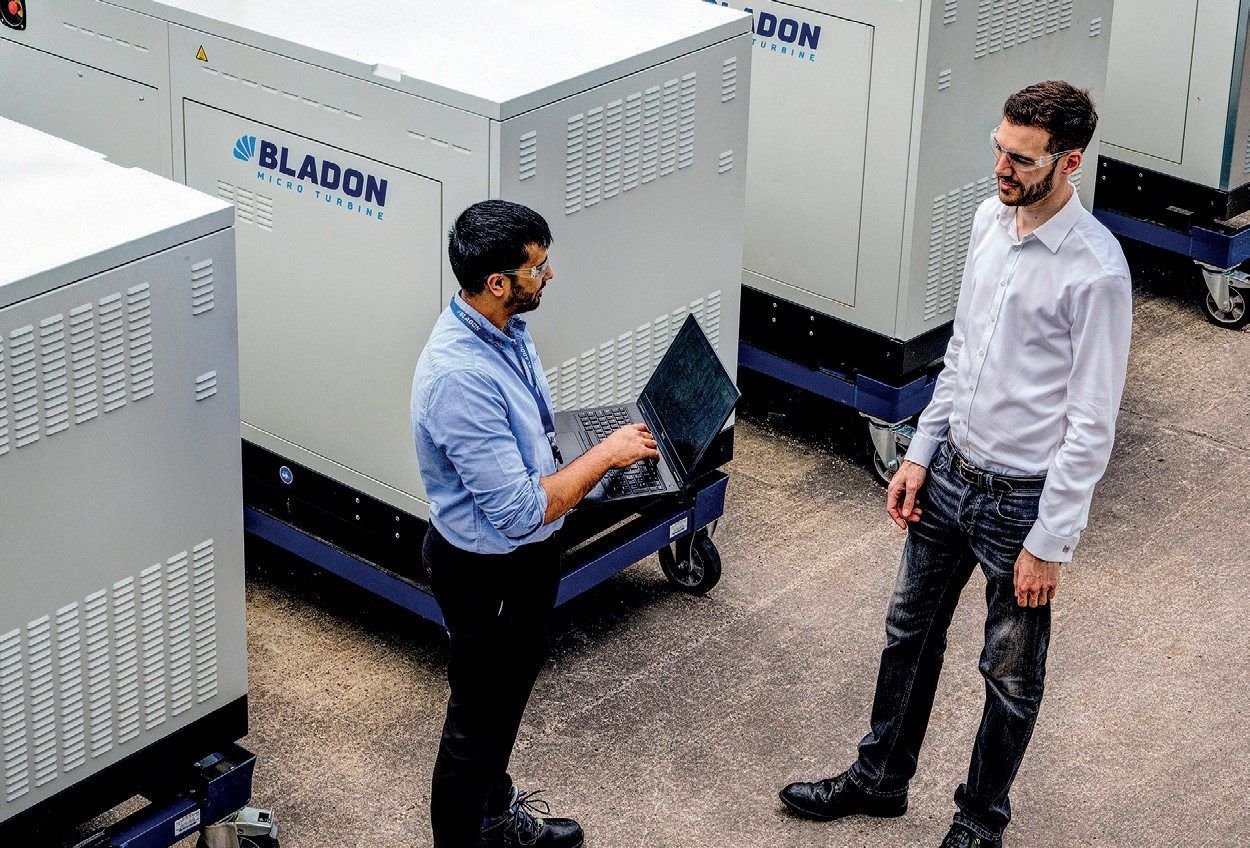 Bladon microturbine genset: highly autonomous