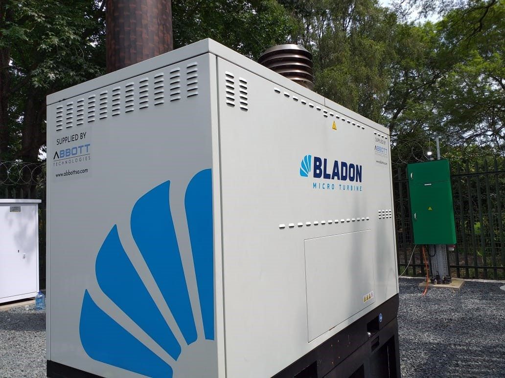 Bladon microturbine genset deployed at a remote off-grid site